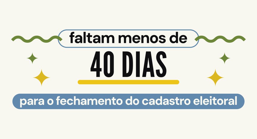 Transferências, emissão do 1º título e revisão de dados devem ser feitas até 6 de maio