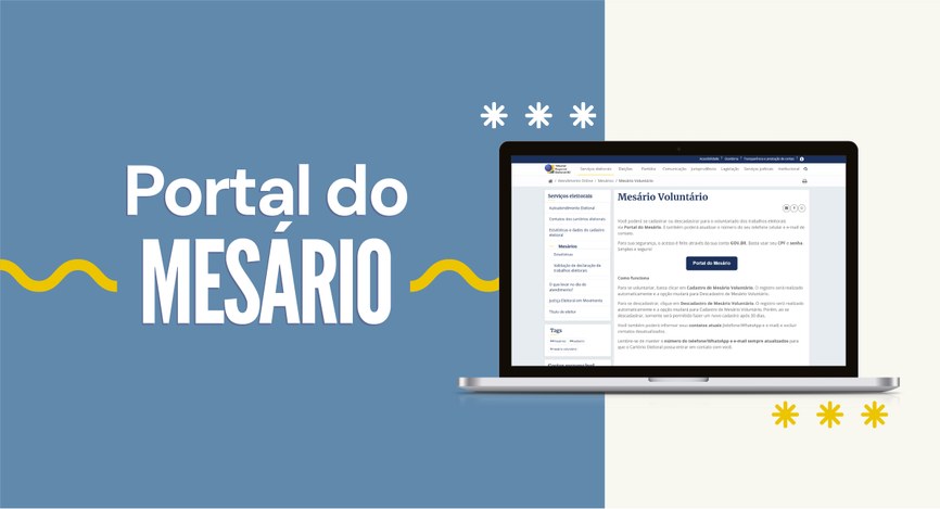 Ferramenta possibilita cadastro como voluntário