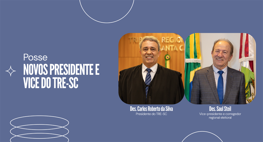 TRE-SC empossa novos presidente e vice em 9 de março