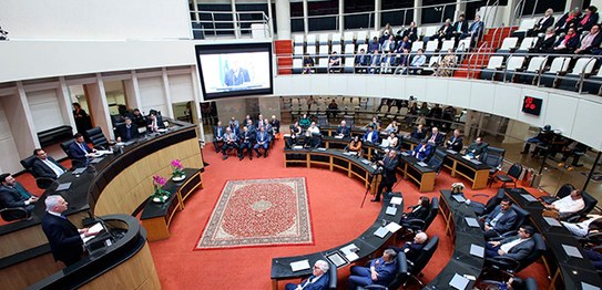 1 - Evento na Alesc de comemoração aos 80 anos da Reinstação da JE de SC