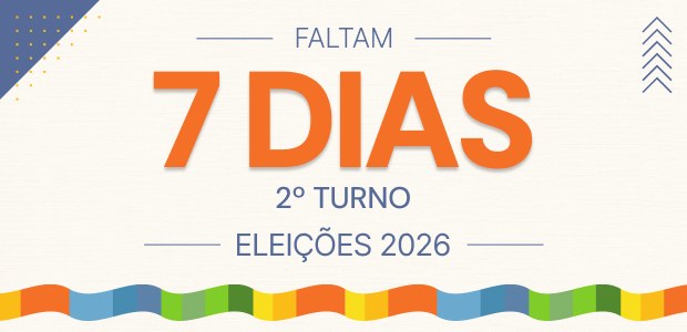 Esta é uma peça gráfica digital informativa e comemorativa sobre o calendário eleitoral brasilei...