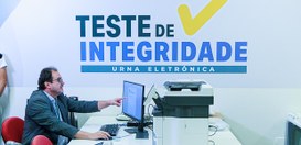 Foto: Leobark Rodrigues/TSE - Teste de integridade no TSE - 24.10.2025