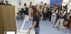 Foto: Nelson Jr/TSE - Observadores internacionais - 04.10.2026