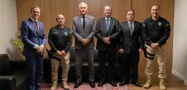 O presidente do Tribunal Regional Eleitoral de Santa Catarina (TRE-SC), desembargador Carlos Alb...