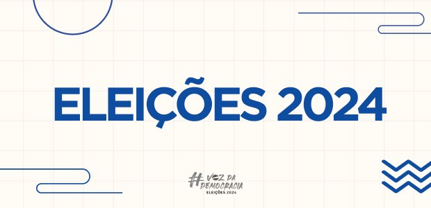 Logo Eleições 2024 - Branca Logo Eleições 2024 - Branca