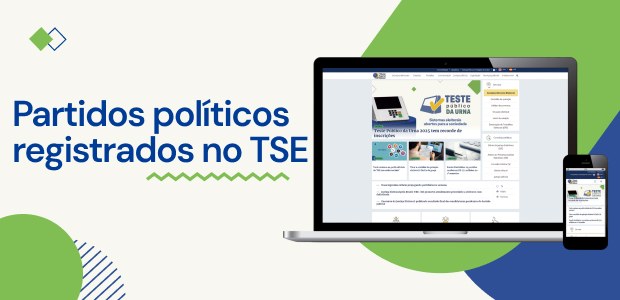 Partidos políticos registrados no TSE - 28.07.2025