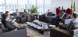 Presidente do TSE em audiência com representantes da Meta - 15.10.2026