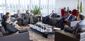 Presidente do TSE em audiência com representantes da Meta - 15.10.2026