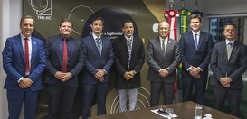 Presidente do TRE-SC recebe superintendente da Polícia Federal
