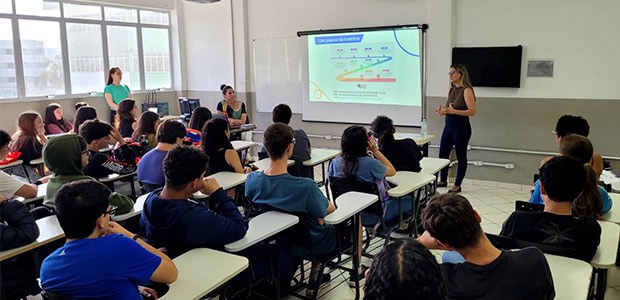 97-zona-eleitoral 97ª Zona Eleitoral realiza ação de cidadania para estudantes do ensino médio em Itajaí