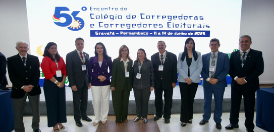Corregedoria do TRE-SC apresenta painel sobre fiscalização no fluxo eleitoral durante 56º Encont...