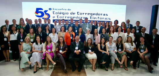 Corregedoria do TRE-SC apresenta painel sobre fiscalização no fluxo eleitoral durante 56º Encont...