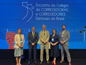 TRE-SC participa do 55º encontro do CCORELB em Foz do Iguaçu