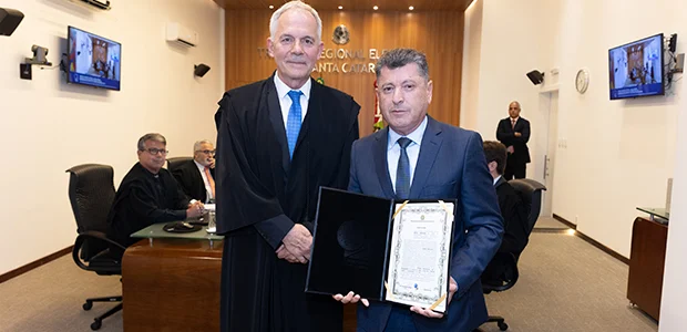 Posse desembargador substituto TRE-SC André Carvalho Posse desembargador substituto TRE-SC André Carvalho