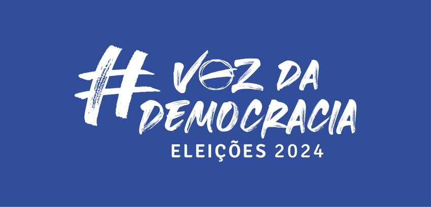 TRE-BA: logo eleiçoes 2024 azul Eleições 2024: Camaçari pode se tornar quarta cidade baiana a realizar 2º turno