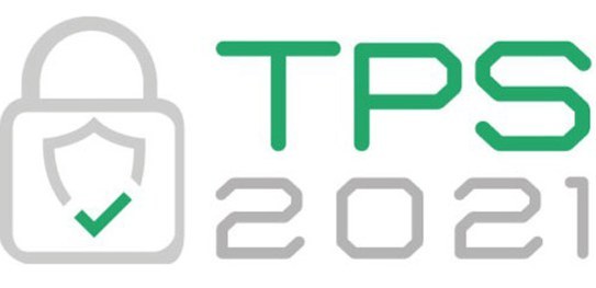 Imagem com a logo do TPS: Desenho de um cadeado com a sigla, TPS, ou seja Teste Público de Segur...