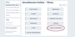 Atendimento online para pessoa com deficiência