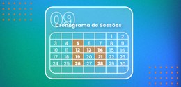 Arte com o calendário das sessões plenárias agendadas para o setembro de 2023 no TRE-SC.