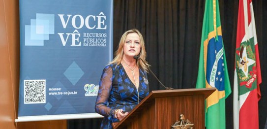 Lançamento da campanha Você Vê do TRE-SC