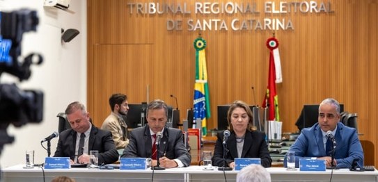 TRE-SC - Coletiva Eleições 2024