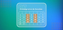 Confira o cronograma das sessões plenárias do mês de julho