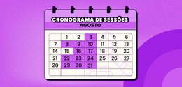 Cronograma das sessões plenárias de agosto do TRE-SC