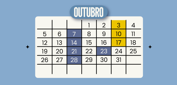 TRE-SC-Cronograma-sessõesplenárias-outubro-novo Calendário do mês de outubro com as datas das sessões plenária do mês