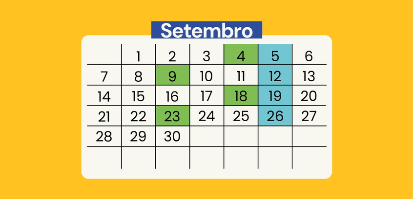 TRE-SC-Cronograma-sessõesplenárias-setembro Calendário de setembro com cronograma das sessões plenárias