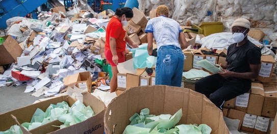 TRE-SC - Descarte e reciclagem de documentos