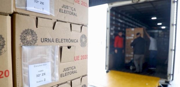 TRE-SC - Distribuição de urnas 1 TRE-SC - Distribuição de urnas 1