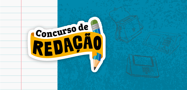 imagem de um papel com pauta e um lápis em fundo azul