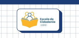 Logotipo da Escola de Cidadania da Escola Judiciária Eleitoral de Santa Catarina (EJESC)