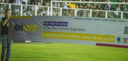 Campanha BoraVotar no campeonato catarinense de futebol 