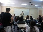 Servidores do Cartório da 29ª Zona Eleitoral de São José visitam escola para conversar com futur...