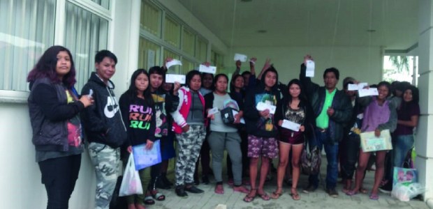 Indígenas são recebidos na 62ª ZE, em Imaruí 