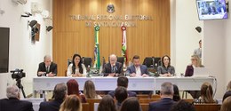 Solenidade de instalação da Ouvidoria da Mulher do TRE-SC