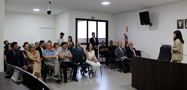 TRE-SC-Mondai-publico Vice-presidente do TRE-SC visita município de Mondaí para inauguração oficial de Posto de Atendi...