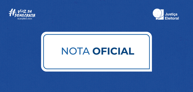 TRE-SC - NOTA OFICIAL TRE-SC - NOTA OFICIAL
