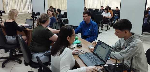 TRE-SC-Nova-Itaberaba Atendimento volante realizado em Nova Itaberaba