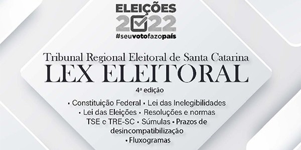 TRE-SC-quarto lex eleitoral-resoluções Quarta edição da Lex Eleitoral está disponível no site do TRE-SC
