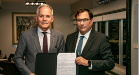 Presidente do TRE-SC recebe visita institucional ao presidente do TJSC