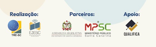 Realização, Parceiros e Apoio do/ao Congresso Catarinense de Direito Eleitoral em 2025