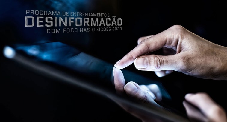 TSE arte Programa de Enfrentamento à Desinformação em 12.08.2020