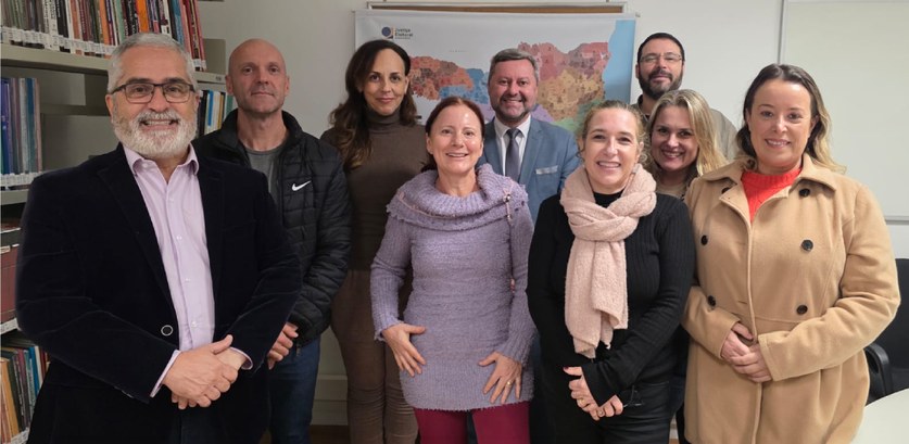 Novo diretor da EJESC conhece estrutura e projetos da escola em primeira visita oficial
