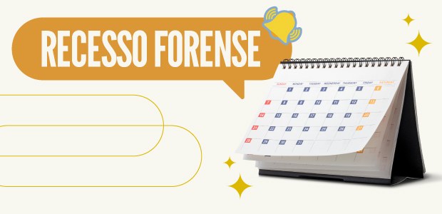 Veja como fica o funcionamento da Justiça Eleitoral catarinense durante o recesso forense Recesso forense exemplificado por um calendário.