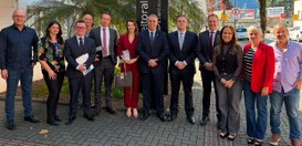 Presidente do TRE-SC realiza visita institucional à Justiça Eleitoral de Joinville